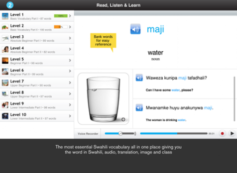 Screenshot 3 - WordPower Lite for iPad - Swahili   